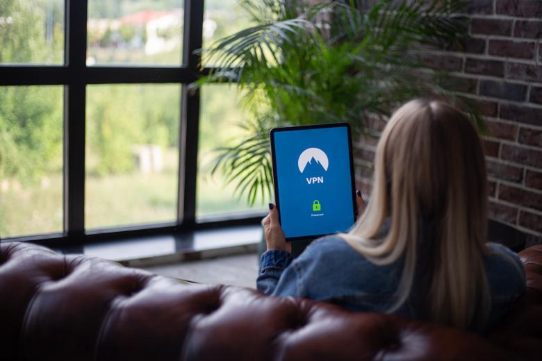 Free stock image of VPN application running on the tablet in the office created by Morthy