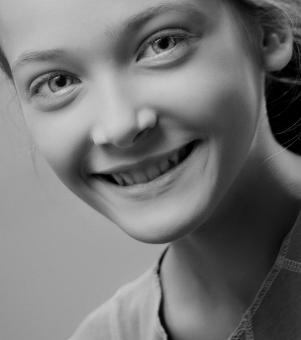 Happy Young Girl Portrait - Free Stock Photo
