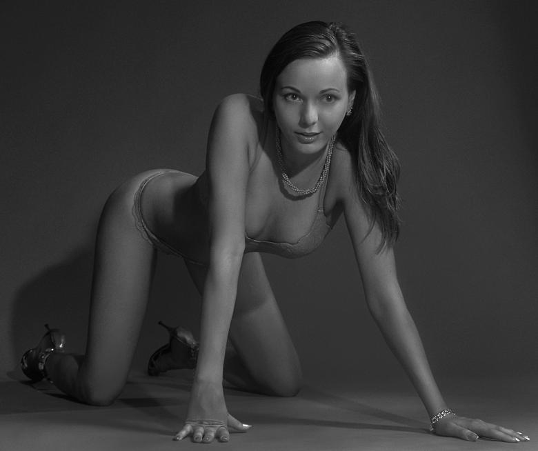 Free stock image of Lingerie Model - Black and White created by Alexander Krivitskiy