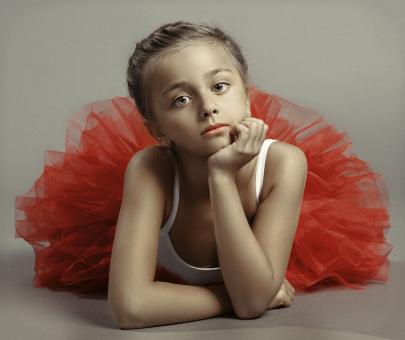 Free Stock Photo of Young Ballerina Portrait