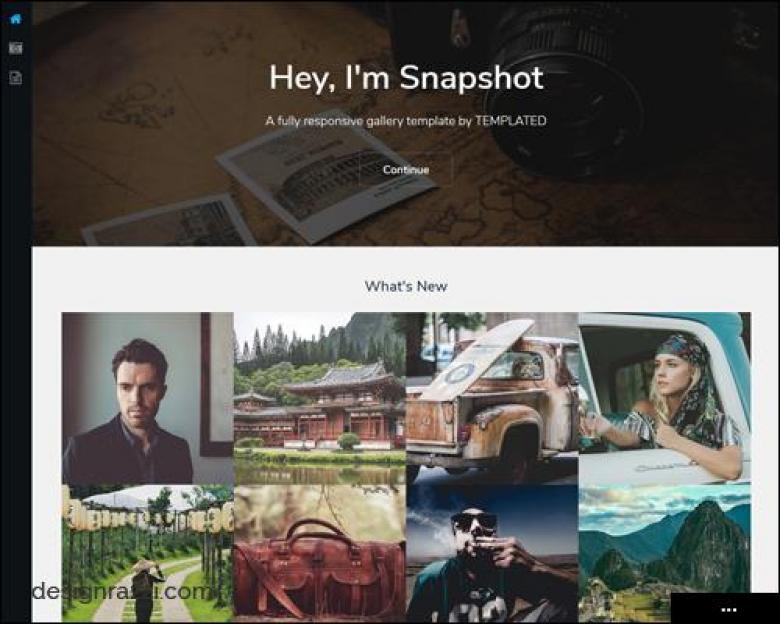 Free stock image of Fully responsive gallery template created by Jovani
