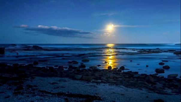 Dusk at the Beach - Free Stock Photo