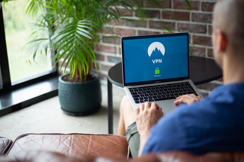 Free stock image of Virtual private network service on computers created by Morthy