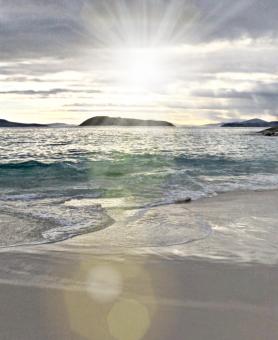 Sun Shining at the Beach - Free Stock Photo