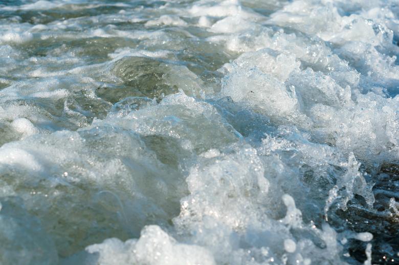 Free stock image of Sea waves with white foam created by Nadezhda