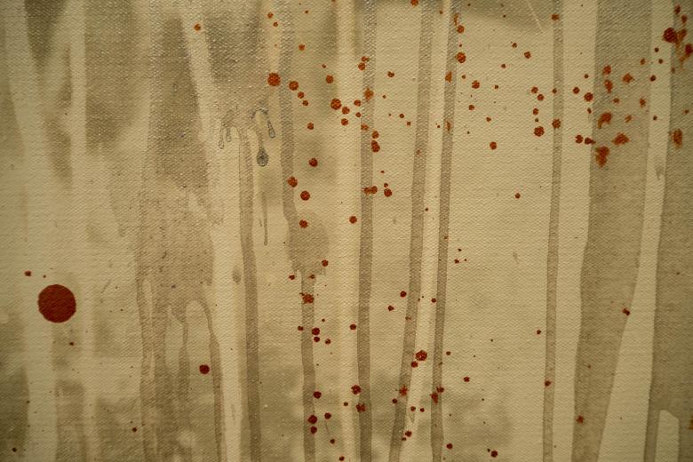 Free stock image of Red and brown splatter created by Geoffrey Whiteway