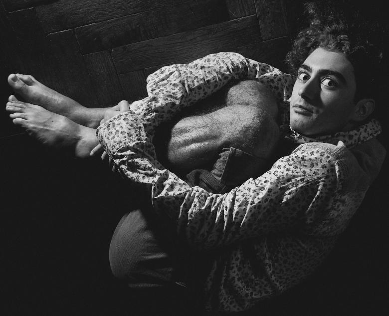 Free stock image of Young Man in Fetal Position created by Alexander Krivitskiy