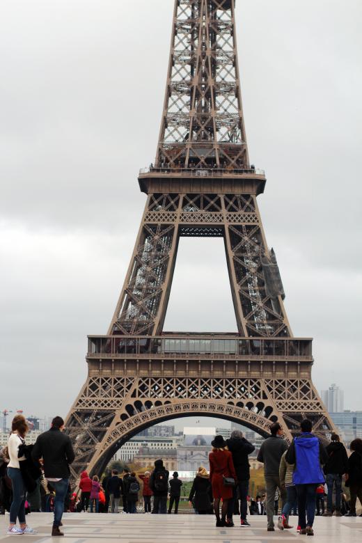 Free stock image of Eiffel tower in cloudy day created by Kamala Saraswathi