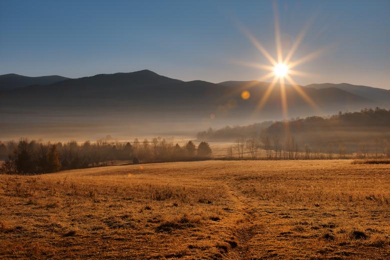 Free stock image of Cades Cove Sunrise created by Nicolas Raymond