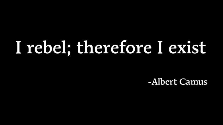 Free stock image of I rebel, therefore I exist created by Alvin Manuela