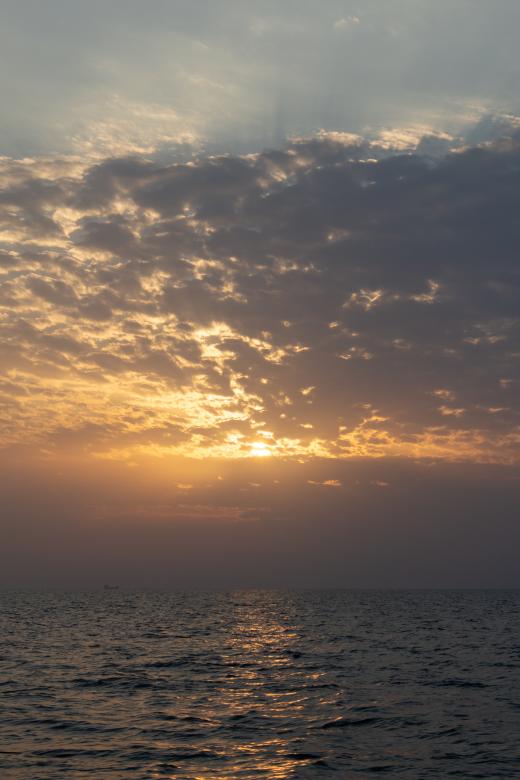 Free stock image of Sunset at the Sea - Dubai created by Mohammed Shamaa