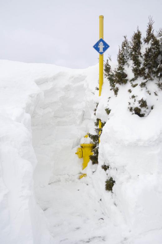 Free stock image of Fire hydrant in the snow created by Geoffrey Whiteway