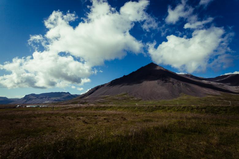 Free stock image of Clouds Over Mountain created by Bjorgvin