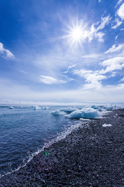 Free stock image of Glacier Lagoon Beach - Iceland created by Bjorgvin