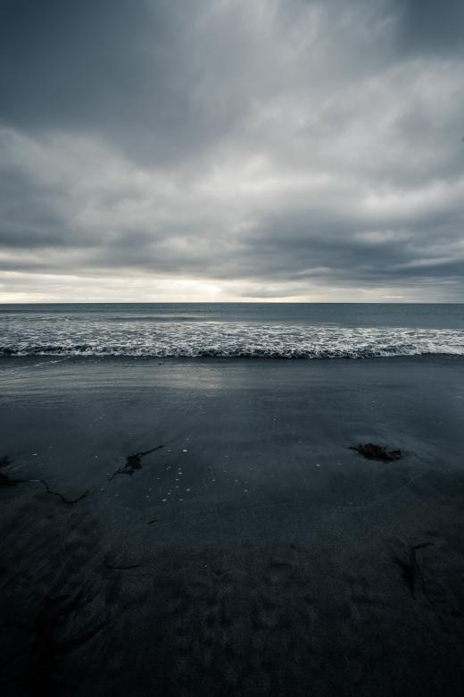 Free stock image of Icelandic Beach - Clouds and Waves created by Bjorgvin