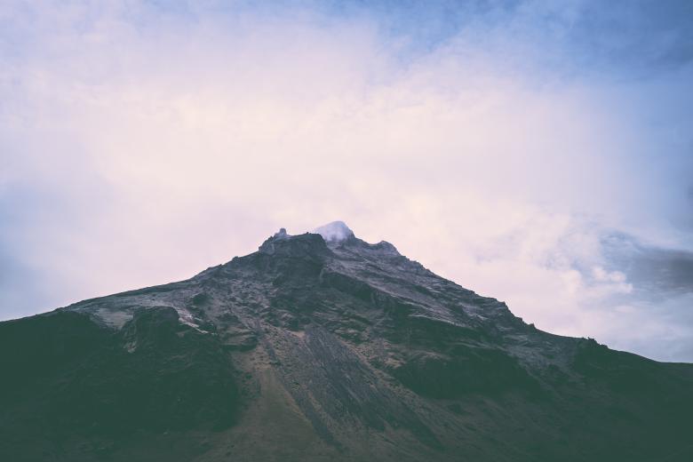 Free stock image of Dramatic Mountain Peak in Iceland created by Bjorgvin