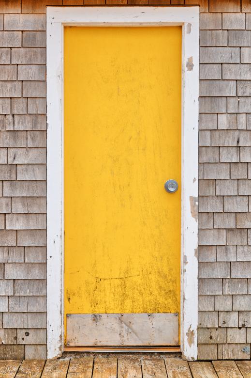 Free stock image of Rustic Yellow Door created by Nicolas Raymond