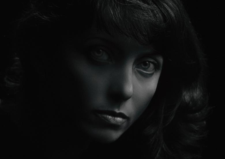 Free stock image of Dark Female Portrait - Monochrome created by Alexander Krivitskiy
