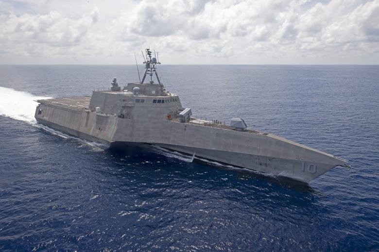 Free stock image of Warship at Sea created by StockMix