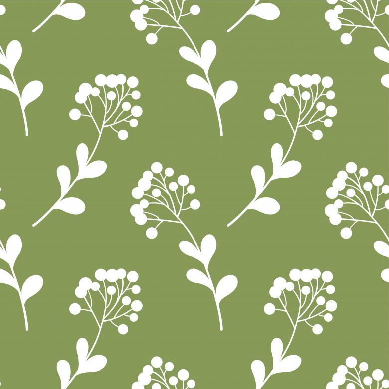 Free stock image of Green and White Floral Seamless Pattern created by Sos