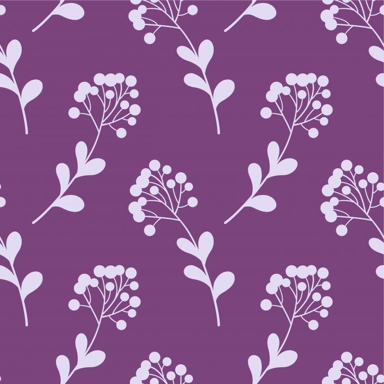 Free stock image of Floral Seamless Pattern - Purple and White created by Sos