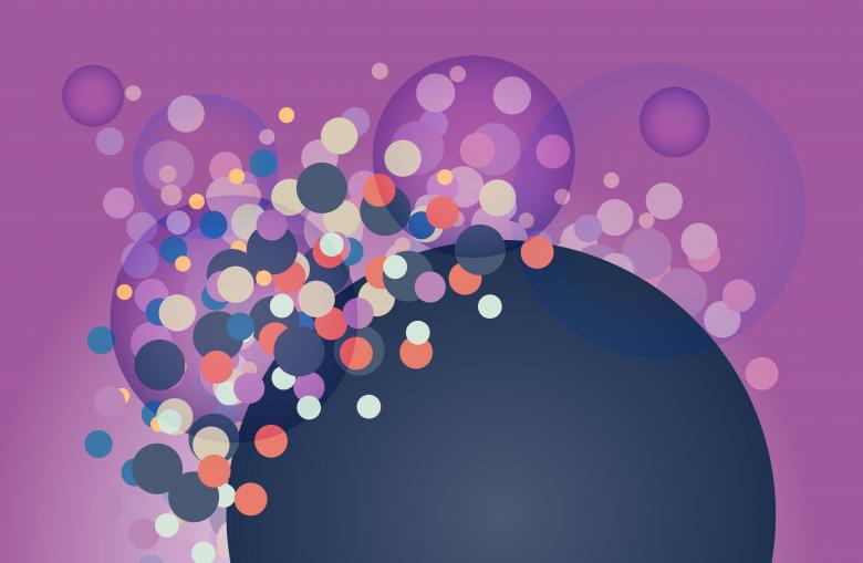 Free stock image of Purple Bubbles and Circles Background created by Sos