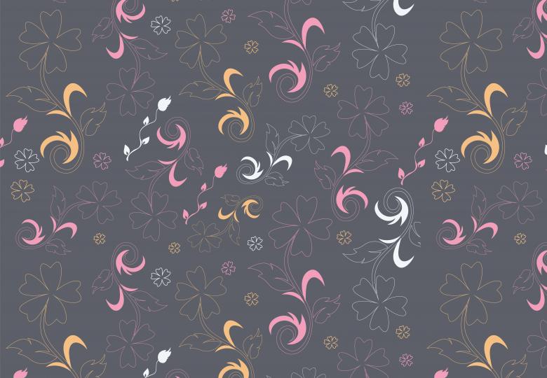 Free stock image of Colorful Floral Seamless Vector Pattern created by Sos