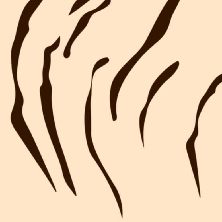 Free stock image of Black tiger stripes on light skin created by Sos