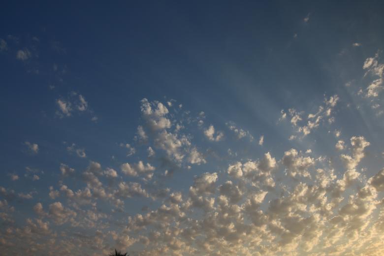 Free stock image of Sky with Sunbeams created by ML ARANDA