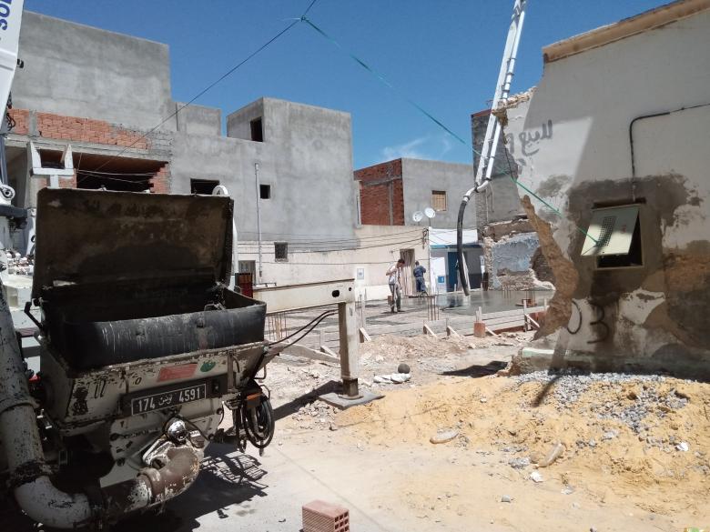 Free stock image of Pouring Concrete at Construction Site created by chokri attia