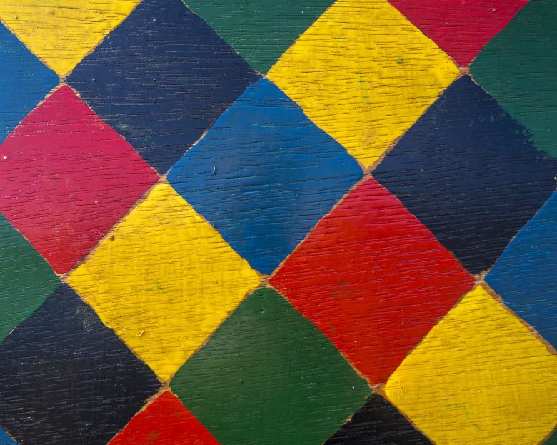 Free stock image of Diamond Pattern Painted on Wood created by Geoffrey Whiteway