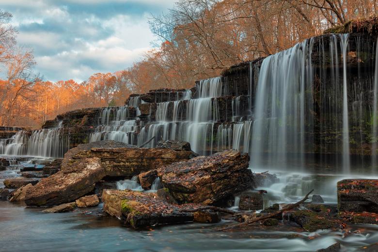 Free stock image of Golden Blue Hole Falls created by Nicolas Raymond
