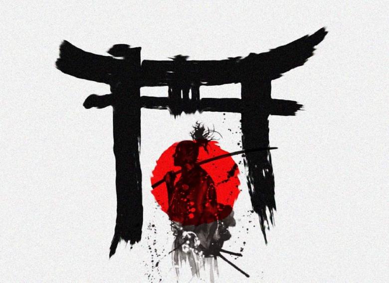 Free stock image of Samurai Illustration created by Andrea Guarino