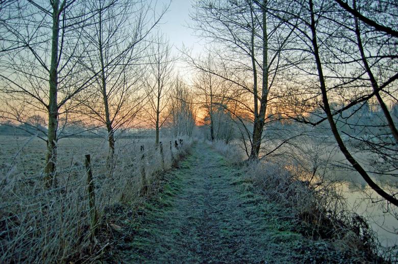Free stock image of Sunrise In Winter created by Paul Macallan
