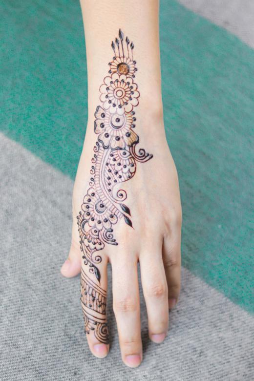 Free stock image of Hand Design - Arabic Art created by Mehndi Training Center