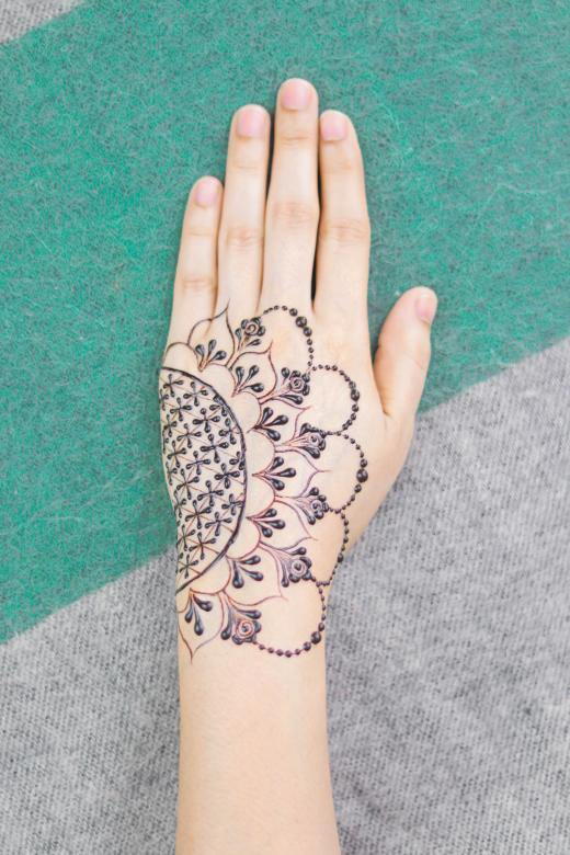Free stock image of Female Hand - Henna Design created by Mehndi Training Center