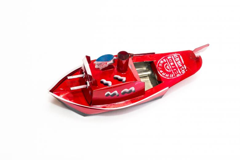 Free stock image of Red Toy Battleship created by sapiduduk