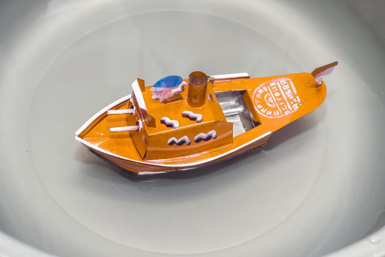 Free stock image of Yellow Toy Battleship created by sapiduduk