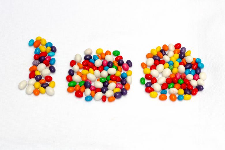 Free stock image of 100 Candy Beans created by sapiduduk