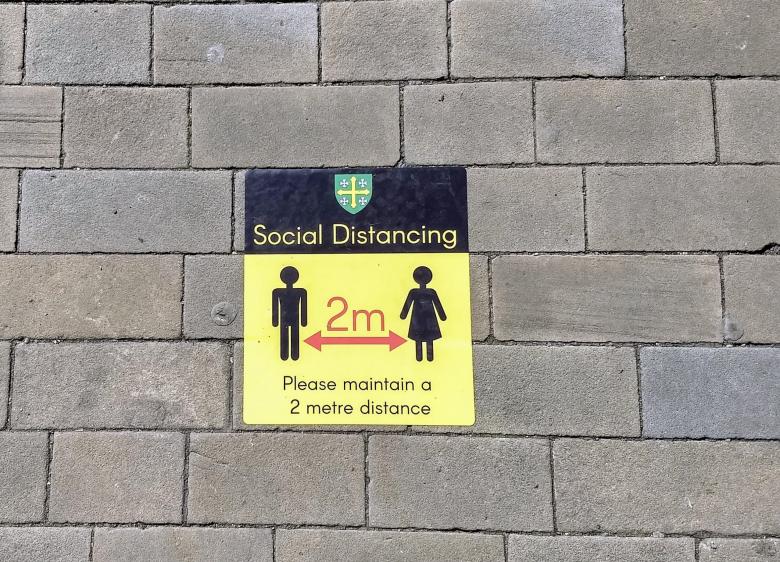 Free stock image of Social Distancing Sign created by mahdi ir