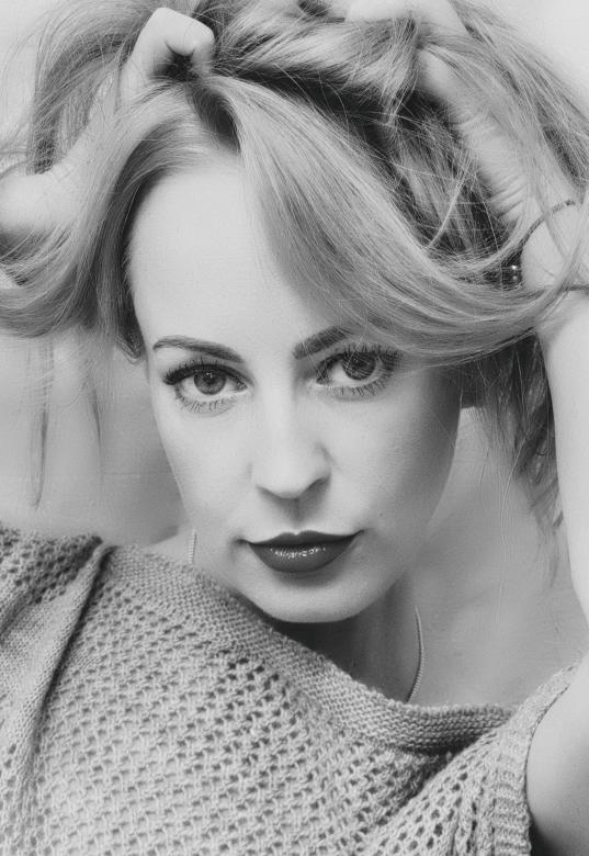 Free stock image of Girl Model Posing - Black and White  created by Alexander Krivitskiy