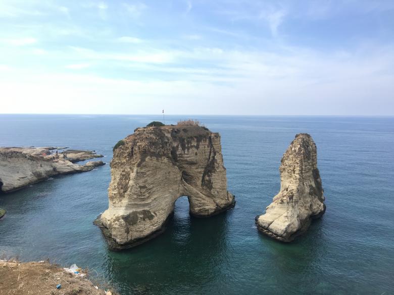 Free stock image of Rouche - The Rock - Beirut created by Karem