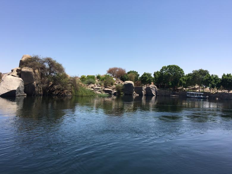 Free stock image of Aswan Nile Riverbank created by Karem