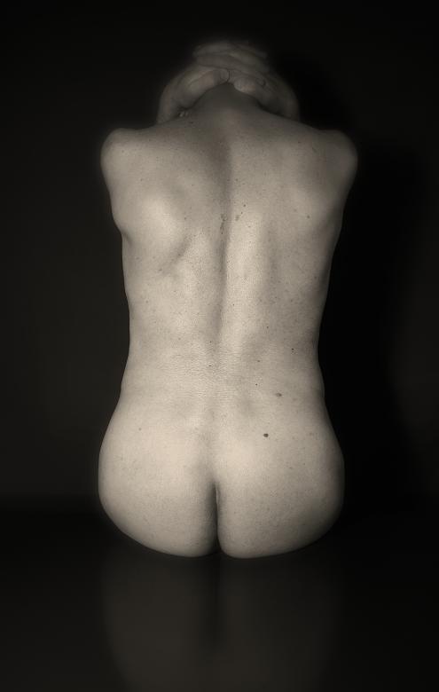 Free stock image of Sitting Male Back View - Monochrome created by Altan Med