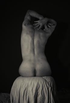 Human Back - Monochrome - Free Stock Photo