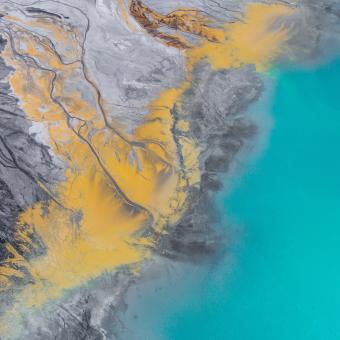 Free Stock Photo of Degraded Landscape in Poland from Above