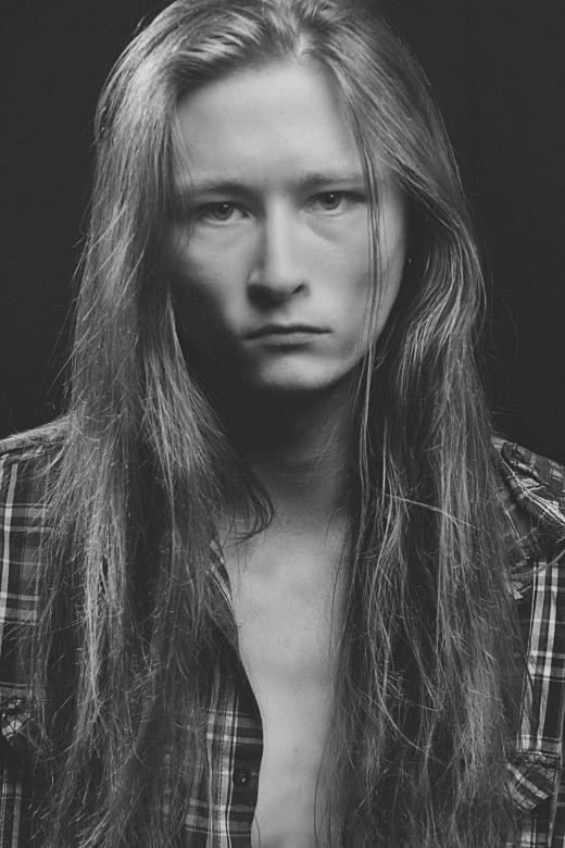 Free stock image of Monochrome Male Portrait created by Alexander Krivitskiy