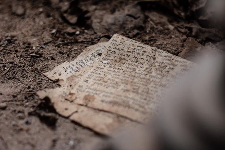 Free stock image of Old Bible Pages created by Janis Urtans