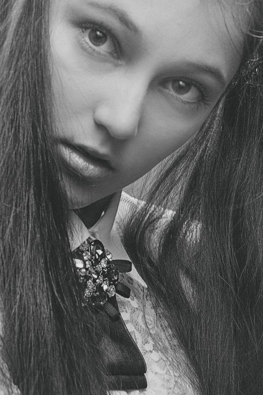 Free stock image of Beautiful Young Model - Black and White created by Alexander Krivitskiy