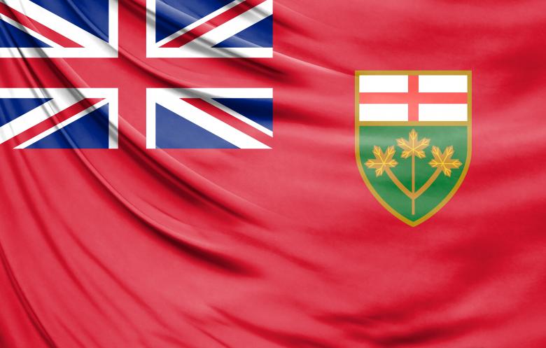 Free stock image of Ontario Flag created by Nathan Gamer